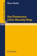 حلقه های 1 بعدی کوهن-مکالی1-Dimensional Cohen-Macaulay Rings