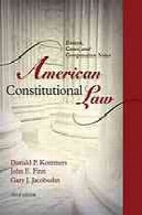 قانون اساسی آمریکا: مقالات موارد و نکات مقایسه ای [V. 1]American constitutional law : essays, cases, and comparative notes [V. 1]
