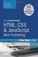 HTML، CSS و جاوا اسکریپت وب انتشارات در یک ساعت یک روزHTML, CSS &amp; JavaScript Web Publishing in One Hour a Day