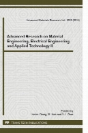 تحقیقات پیشرفته در مهندسی مواد ، مهندسی برق و کاربردی فناوری IIAdvanced Research on Material Engineering, Electrical Engineering and Applied Technology II