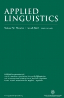 زبانشناسی کاربردی 30 (1)Applied Linguistics 30 (1)