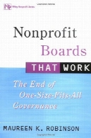 انجمن غیر انتفاعی است که کار : پایان یک اندازه متناسب با همه حکومتNonprofit Boards That Work: The End of One-Size-Fits-All Governance