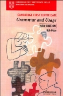 کمبریج گواهی : دستور زبان از u0026 amp؛ طریقه استفاده ( نسخه دانشجویی )Cambridge First Certificate : Grammar &amp; Usage (Student Edition)