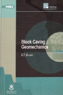 بلوک geomechanics غارنوردیblock caving geomechanics