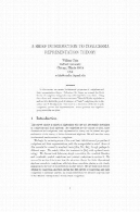 یک مقدمه کوتاه به تئوری نمایندگی coalgebraA brief introduction to coalgebra representation theory