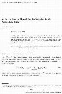 کران بری Esseen برای تو آمار در غیر - I.I.D. موردA Berry-Esseen Bound for U-Statistics in the Non-I.I.D. Case