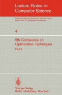 پنجمین همایش تکنیک های بهینه سازی قسمت اول5th Conference on Optimization Techniques Part I
