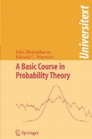 دوره پایه در نظریه احتمالاتA basic course in probability theory