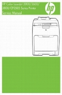 پرینتر رنگی لیزری 3000 3600 3800 CP3505 سری چاپگر خدمات کتابچه راهنمای کاربرHP Color LaserJet 3000 3600 3800 CP3505 Series Printer Service Manual
