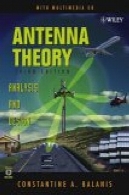 نظریه آنتن: تجزیه و تحلیل و طراحیAntenna Theory: Analysis and Design