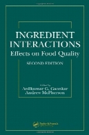 مواد تشکیل دهنده تداخلات : اثر بر کیفیت مواد غذایی ، چاپ دومIngredient Interactions: Effects on Food Quality, Second Edition
