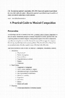 راهنمای عملی برای ترکیب موسیقیA Practical Guide to Musical Composition