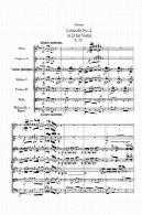 کنسرتو شماره 2 در D-Dur KV.211 Partitura کاملConcerto No.2 in D-Dur KV.211-Partitura completa