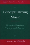 Conceptualizing موسیقی: ساختار شناختی، نظریه ها و تجزیه و تحلیل (Ams مطالعات در موسیقی سری)Conceptualizing Music: Cognitive Structure, Theory, and Analysis (Ams Studies in Music Series)