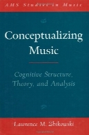 مفهوم موسیقی: ساختار شناختی، نظریه، و تجزیه و تحلیل (مطالعات AMS در سری موسیقی)Conceptualizing Music: Cognitive Structure, Theory, and Analysis (Ams Studies in Music Series)