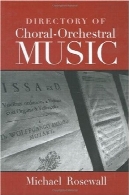 دایرکتوری از کرال - ارکسترال موسیقیDirectory of Choral-Orchestral Music