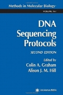 DNA توالی پروتکل (روش در زیست شناسی مولکولی جلد 167)DNA Sequencing Protocols (Methods in Molecular Biology Vol 167)