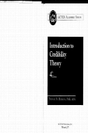 مقدمه ای بر نظریه اعتبارIntroduction to Credibility Theory