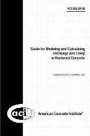انجمن پژوهشگران 209.2R-08: راهنمای برای مدل سازی و محاسبه انقباض و خزش در بتن سخت شدهACI 209.2R-08: Guide for Modeling and Calculating Shrinkage and Creep in Hardened Concrete
