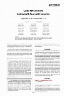 ACI 213R -03 : راهنمای برای بتن سبک وزن سازه - سنگACI 213R-03: Guide for Structural Lightweight-Aggregate Concrete