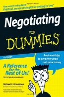 مذاکره برای DummiesNegotiating For Dummies